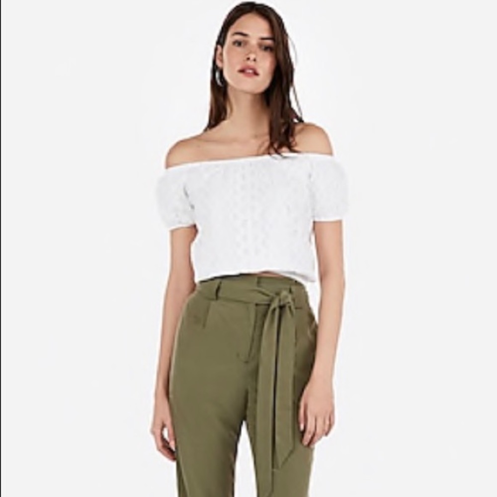 Express One Eleven Lace Top